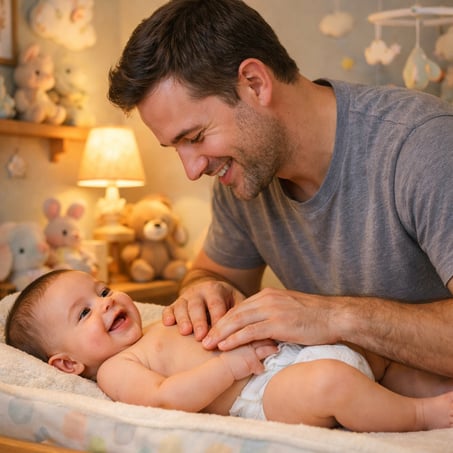 Photo Massage sympa bébé
